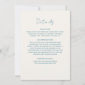 部族フォークカントリークレストマンダラ結婚ズ 招待状 (裏面)