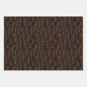 部族フローラ包装紙 ラッピングペーパーシート (正面3)