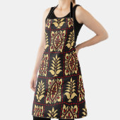 部族フローラ:ヴィンテージパターンエレガンス エプロン (インサイチュ)