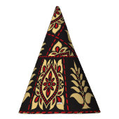 部族フローラ:ヴィンテージパターンエレガンス パーティーハット (右)