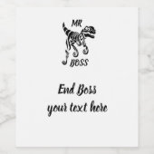 部族ブラックラプター ワインラベル (シングルラベル)