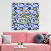 部族ヘビ キャンバスプリント (インサイチュ (リビング))