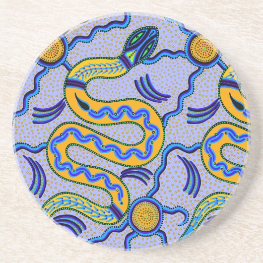 部族ヘビ コースター (正面)