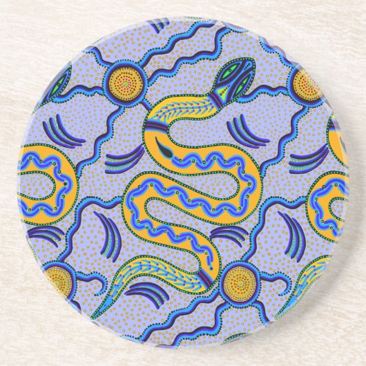 部族ヘビ コースター (正面)