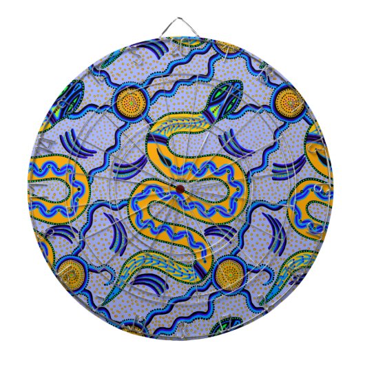 部族ヘビ ダーツボード (正面)