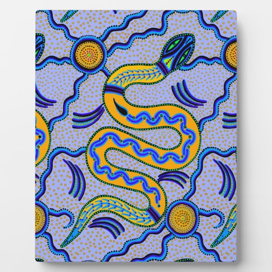 部族ヘビ フォトプラーク (正面)