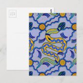 部族ヘビ ポストカード (正面/裏面)