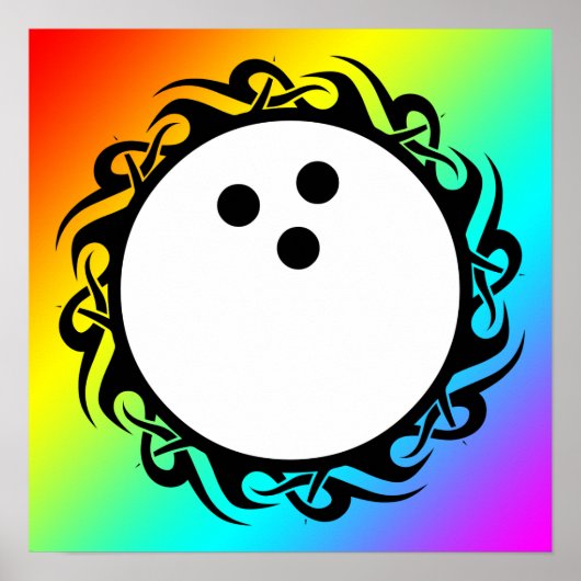 部族ボーリング ポスター (正面)