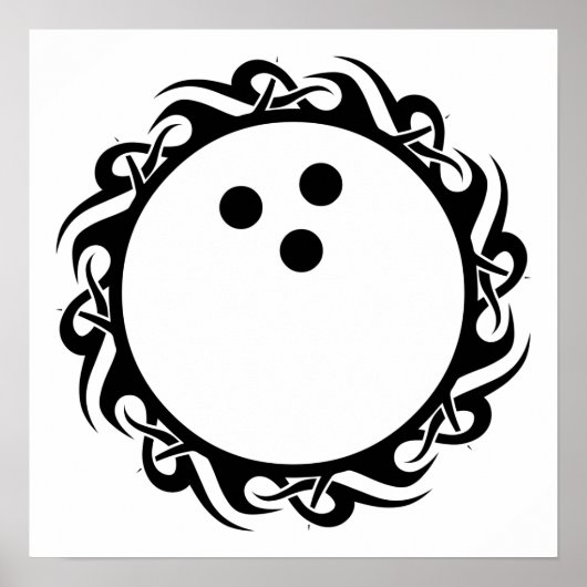 部族ボーリング ポスター (正面)