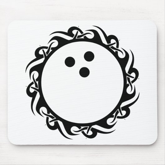 部族ボーリング マウスパッド (正面)