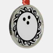 部族ボーリング メタルオーナメント (右)