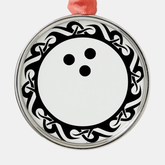 部族ボーリング メタルオーナメント (正面)