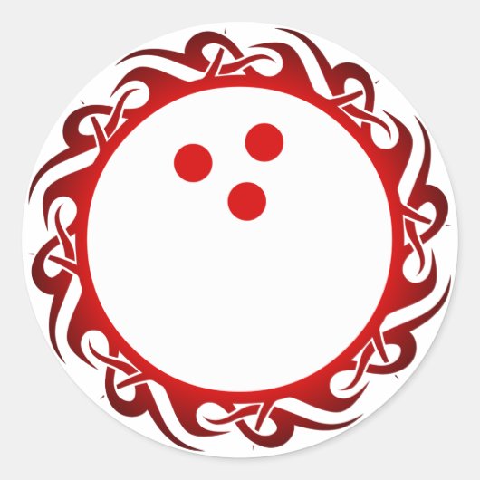 部族ボーリング ラウンドシール (正面)