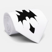 部族ミニマリストの白黒タイモダンプ ネクタイ (ロール)