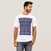部族メキシコ、民族のシームレスなパターン。 Tシャツ (正面フル)