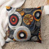 部族モザイク模様 クッション (ブランケット)
