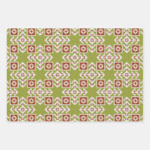 部族モダン模様 ラッピングペーパーシート (正面3)