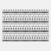 部族モダン模様 ラッピングペーパーシート (正面2)