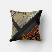 部族モチーフ クッション (裏面)
