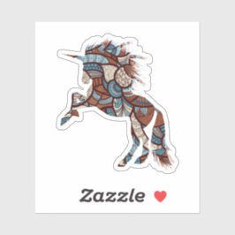 部族ユニコーン シール