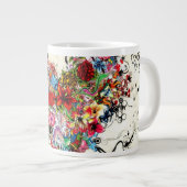 部族リズム ジャンボコーヒーマグカップ (正面右)