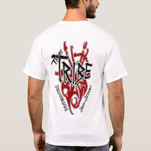 部族ロング半袖2面 Tシャツ (裏面)