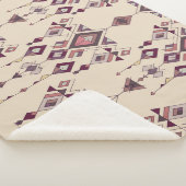 部族ヴィンテージのシームレスアステカ化 シェルパブランケット (3/4)