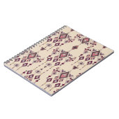 部族ヴィンテージのシームレスアステカ化 ノートブック (左側)