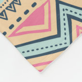 部族ヴィンテージのシームレス フリースブランケット (角)