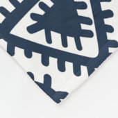 部族ヴィンテージのシームレス フリースブランケット (角)