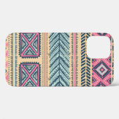 部族ヴィンテージのシームレス Case-Mate iPhoneケース (裏面 (横))