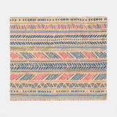 部族ヴィンテージ民族:シームレスなパターン。 フリースブランケット (正面(横))