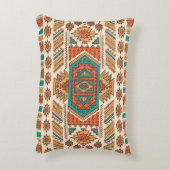 部族ヴィンテージ:民族のシームレスなパターン アクセントクッション (裏面(縦))