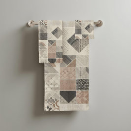 部族万華鏡のように千変万化するパターン幾何クール抽象芸術自然 バスタオルセット