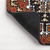 部族先住民アメリカアーストーンモザイク マウスパッド (コーナー)