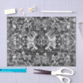 部族先住民白黒ア動揺してートデザイン 薄葉紙 (クラフト)