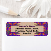 部族差出人住所ラベル ラベル (インサイチュ)