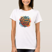 部族幾何学的な愛は常に勝利する曼荼羅 Tシャツ (正面)