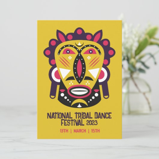 部族文化祭招待 招待状 (スタンド正面)