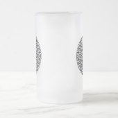 部族曼荼羅 フロストグラスビールジョッキ (中央)