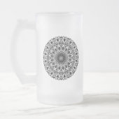 部族曼荼羅 フロストグラスビールジョッキ (左)