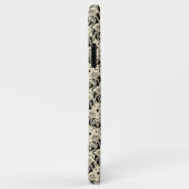 部族柄の黒、白、タンのiPhoneケース Case-Mate iPhoneケース (裏面/右)