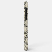 部族柄の黒、白、タンのiPhoneケース Case-Mate iPhoneケース (裏面/左)