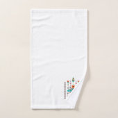 部族柄 バスタオルセット (ハンドタオル)