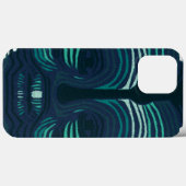 部族標識付き顔 Case-Mate iPhoneケース (裏面 (横))