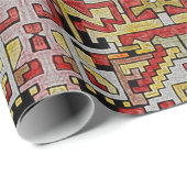 部族模様の包み紙 ラッピングペーパー (ロールコーナー)