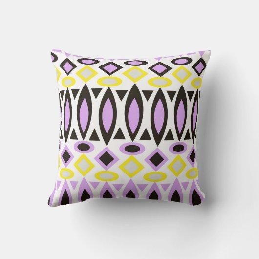 部族模様 クッション (裏面)