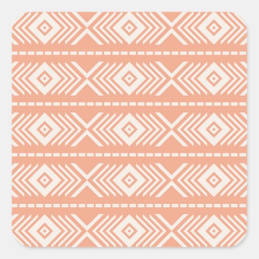 部族模様 スクエアシール (正面)