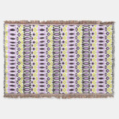 部族模様 スローブランケット (正面)