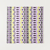 部族模様 タペストリー (正面(横))